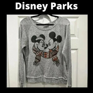 Disney Parks Rayon lightweight Mickey/ Minnie Sweater